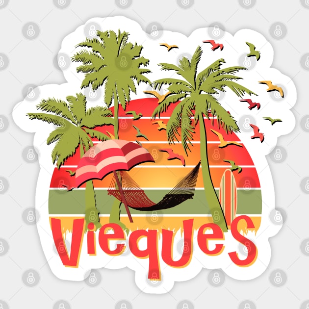 Vieques Sticker by Nerd_art